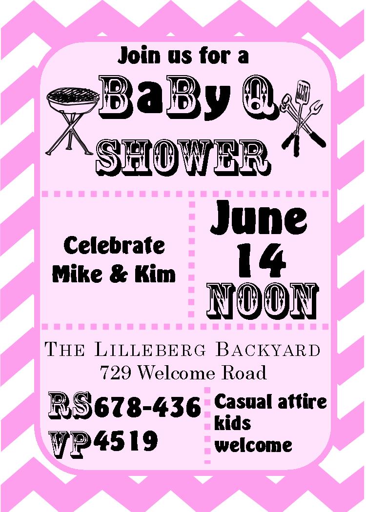 Baby Girl Shower Invitations