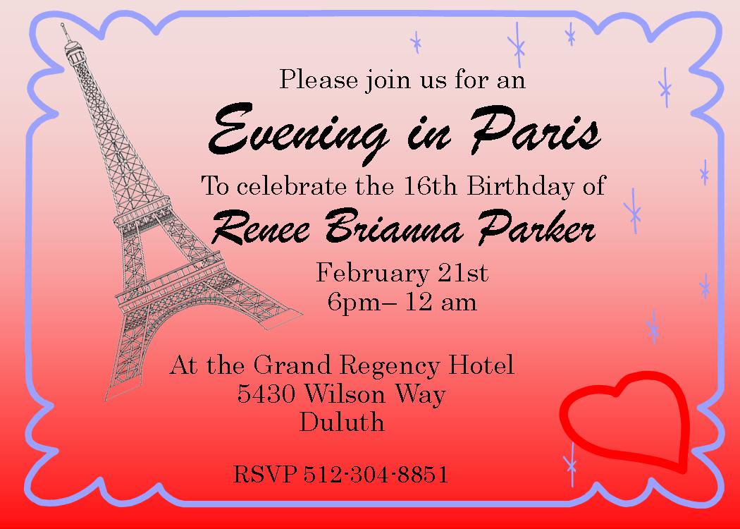 valentine Party Invitations