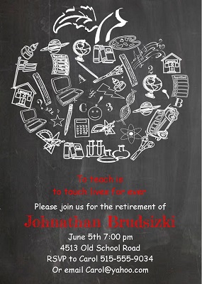 retirement party invitations custom designed new for winter 2018