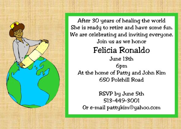 retirement party invitations custom designed new for winter 2018