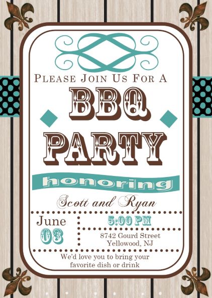 Fall Party Invitations