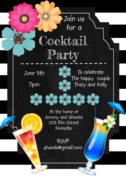 cocktail party invitation