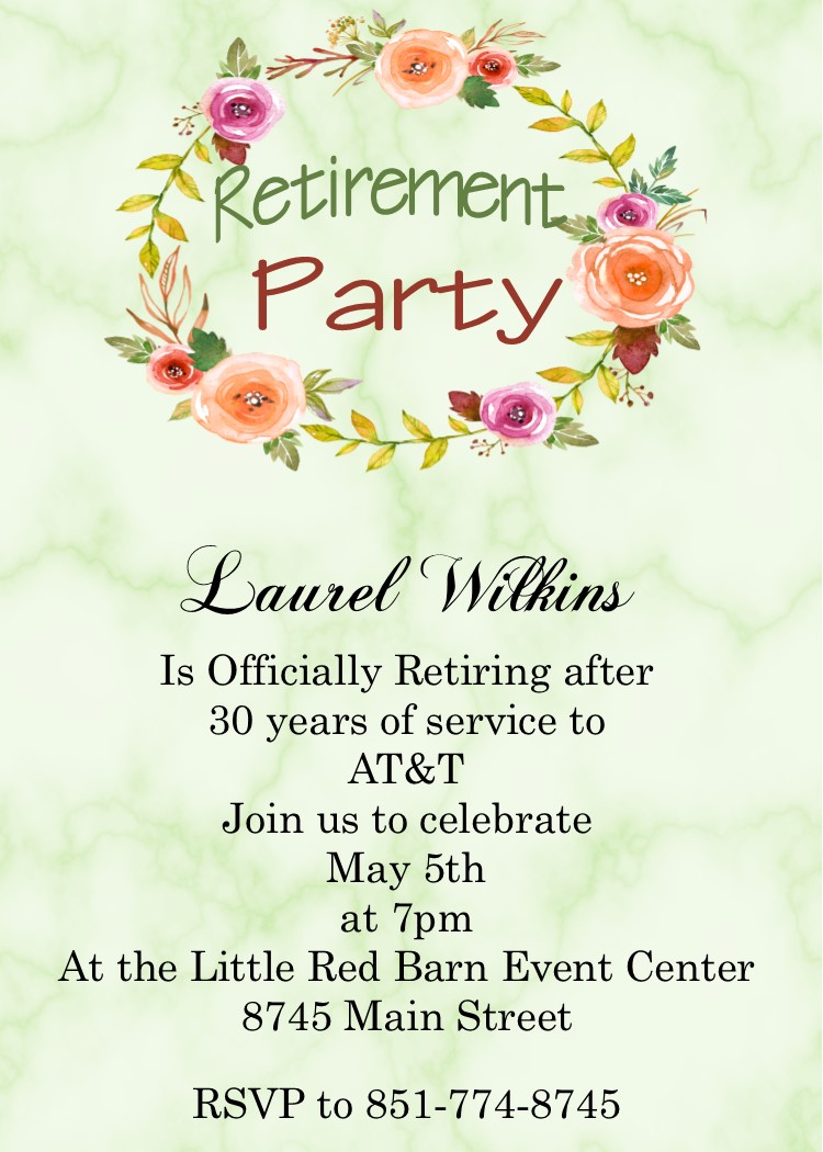 100+ Retirement Party Invitations - guests cant resist responding to ...