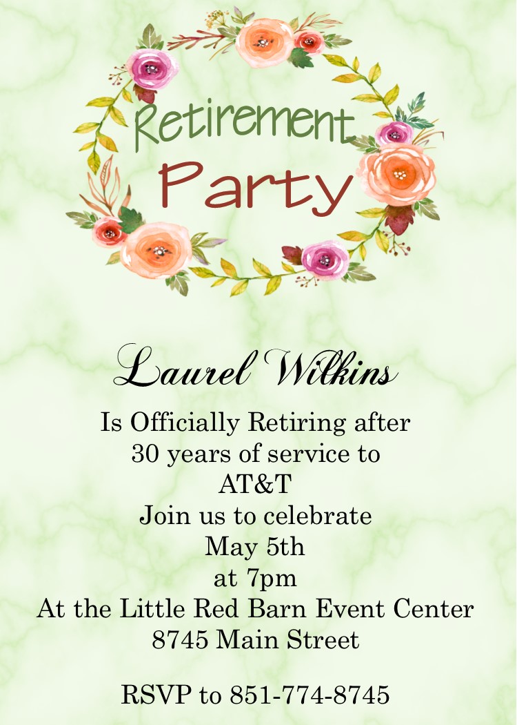 100 Retirement Party Invitations Guests Cant Resist Responding