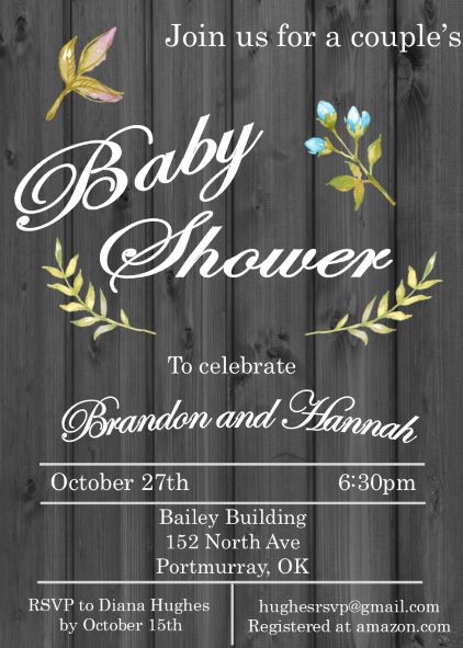 Simply Beautiful Baby Shower Invitations
