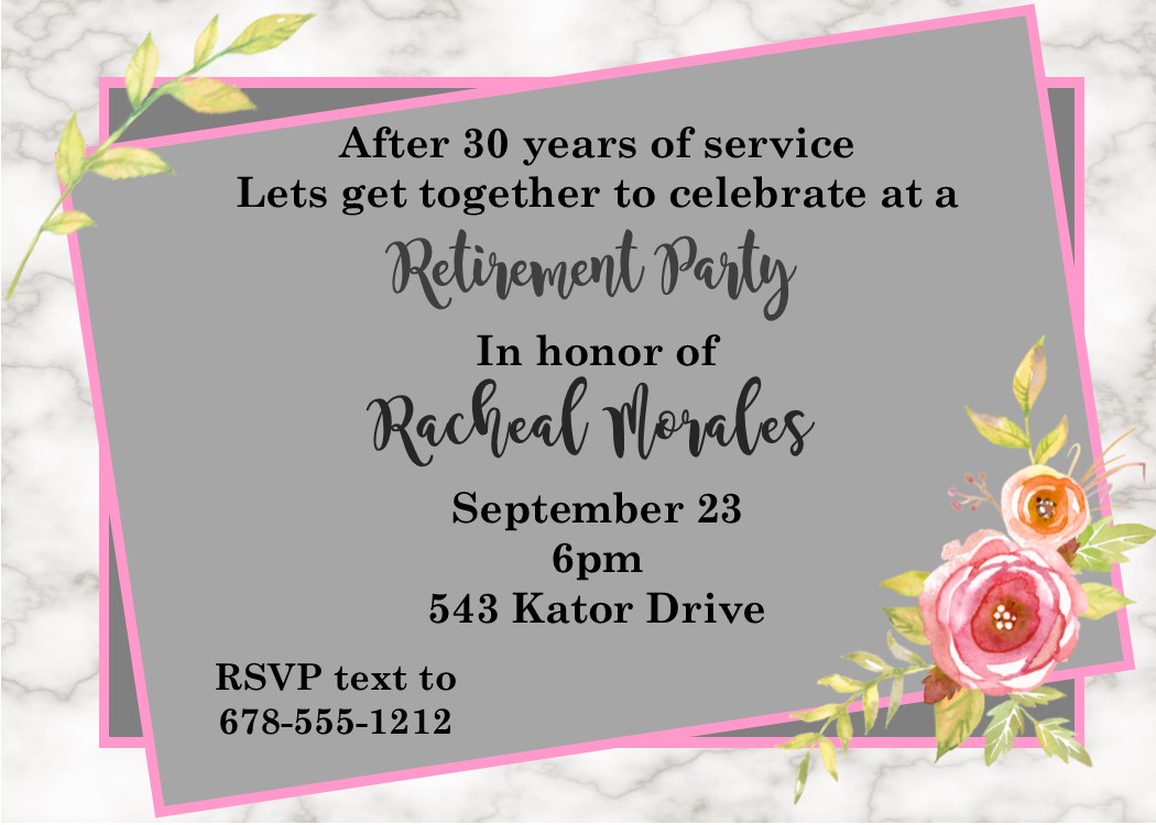 100 Retirement Party Invitations Guests Cant Resist Responding