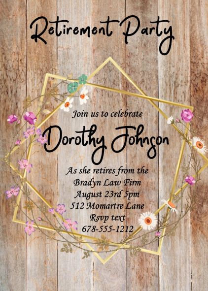 100 Retirement Party Invitations Guests Cant Resist Responding