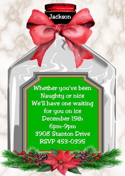 Christmas Company Party Invitations