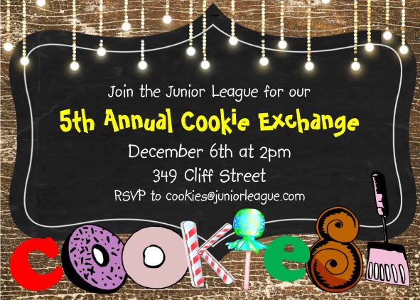 Christmas cookie exchange party invitations